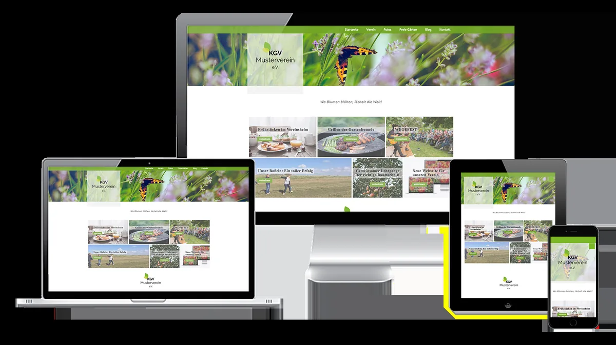 KGV Homepage bestellen