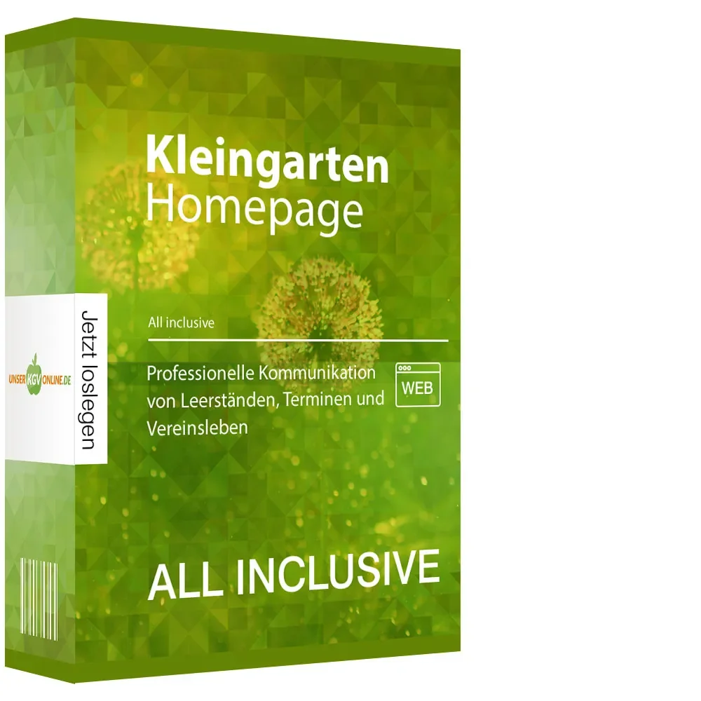 KGV Homepage bestellen